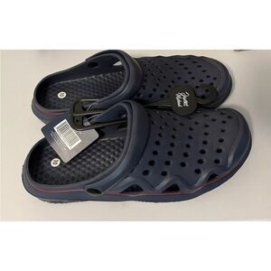 Navy Blue Slip-On Clogs